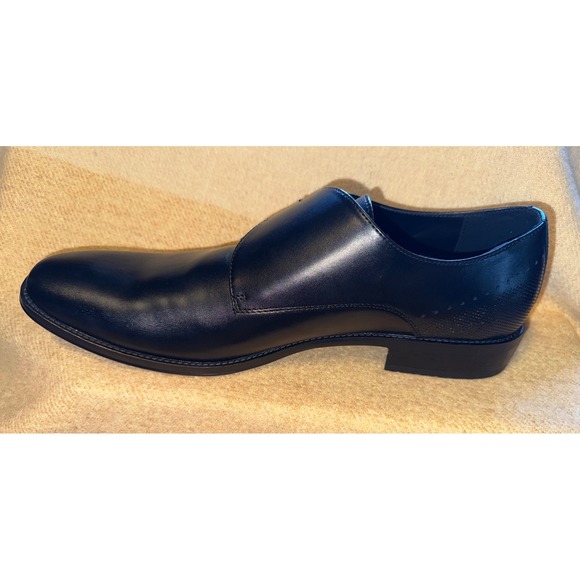 JF J. Ferrar Cambridge Mens Black Monk Strap Dress Shoes 13 M
